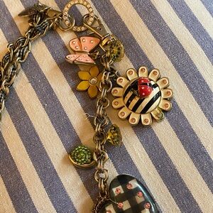 Betsy Johnson Charm Necklace